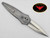 TITANIUM TAPERED WARLOCK DRAGON TOOTH GRIND SATIN BLADE