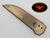 TY-PHOENIX-SINGLE EDGE ANODIZED GOLD TITANIUM CERAKOTE BLACK S35-VN BLADE