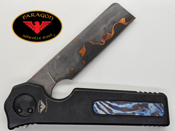 KRAZOR CUSTOM TITIANIUM DAMASCUS SERIES #16