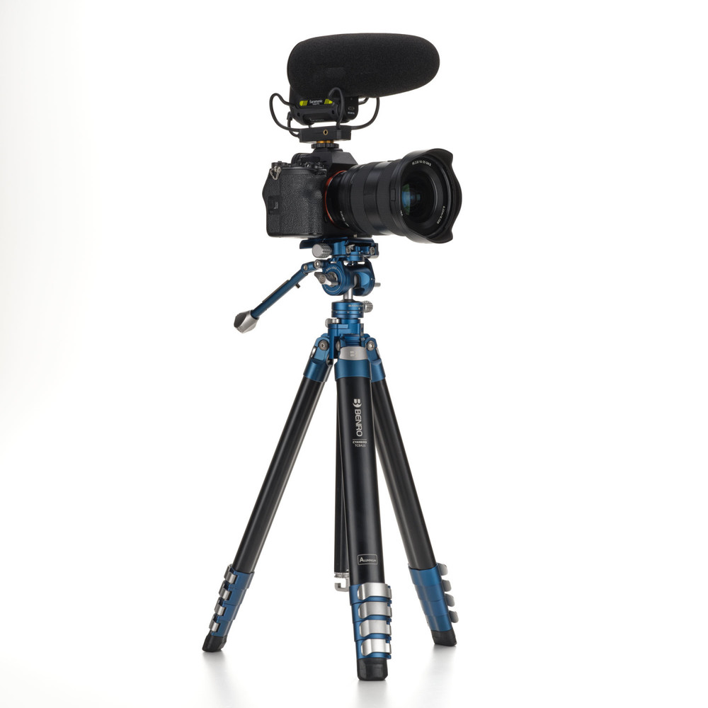 Benro CyanBird AL 2 Series, 5-Sektionen Stativ mit FS20PROC501 Hybrid Photo/Video Kopf