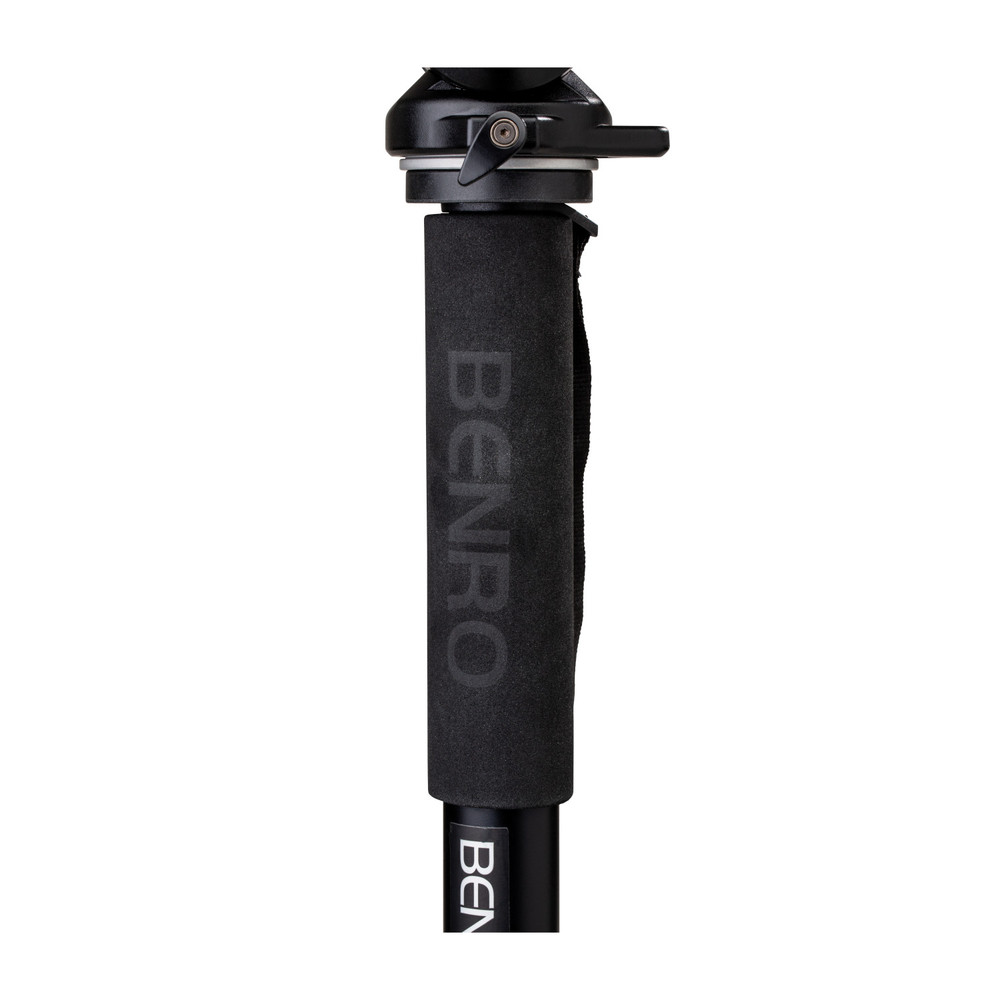 Benro Classic Video-Einbeinstativ mit S2 PRO Flachbasis-Videokopf, 5,5 lb Max, 3-Bein-Klappfuß, Flip Lock, Tragetasche (A38FDS2PRO)