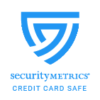 SecurityMetrics card safe certification logo