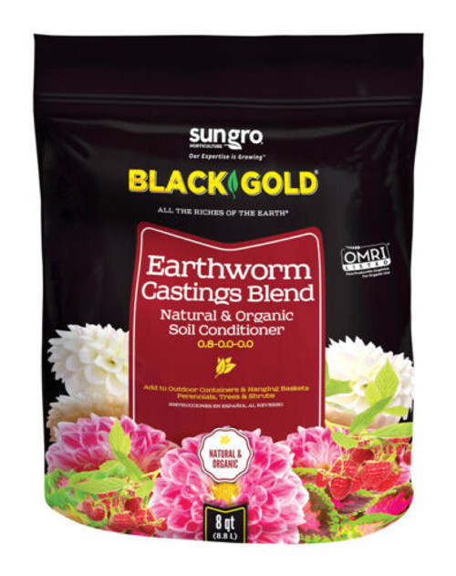 Earth Worm Castings Bl. Gold 8 Quart