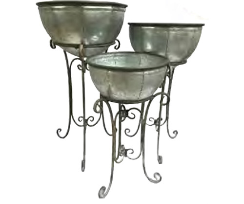 17" Planter Patio - Metal