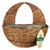 Rustic Rattan Wall Basket 16"