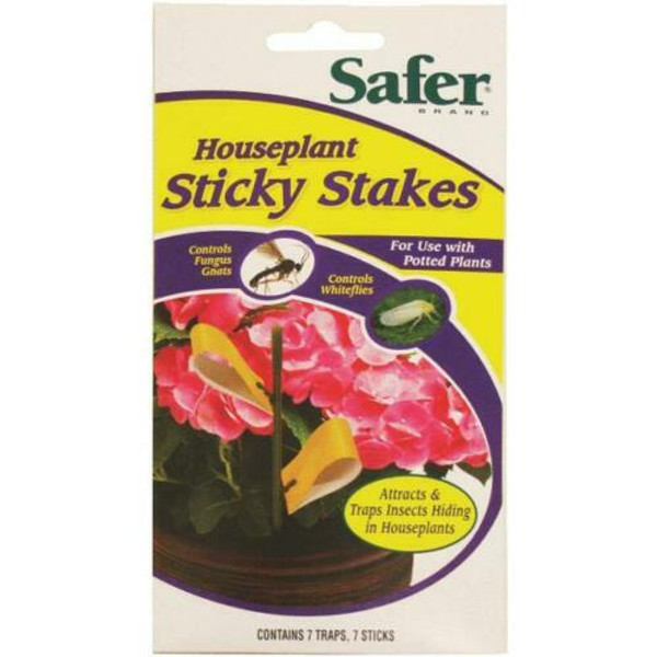 Safer Sticky Stakes 5025 Houseplant 7 Cards/Box
