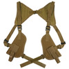 Explorer Coyote Tan Camo Fully Adjustable Every Day Carry Tactical Under Arm Double Pistol Carrier