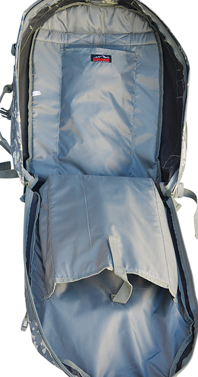 ★ACOC★ Explorer BackpackGray 5004017068 Explorer ACU U.S. Military Level 3 Tactical Backpack, Large