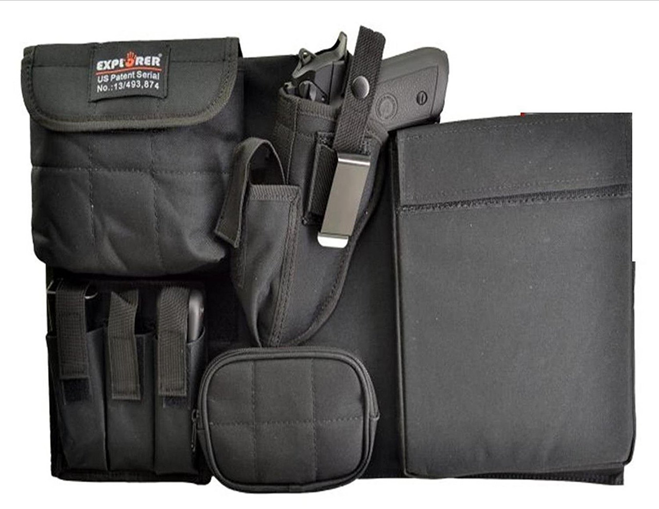 Tactical Adjustable Seat Vehicle Car Pistol Handgun Gun