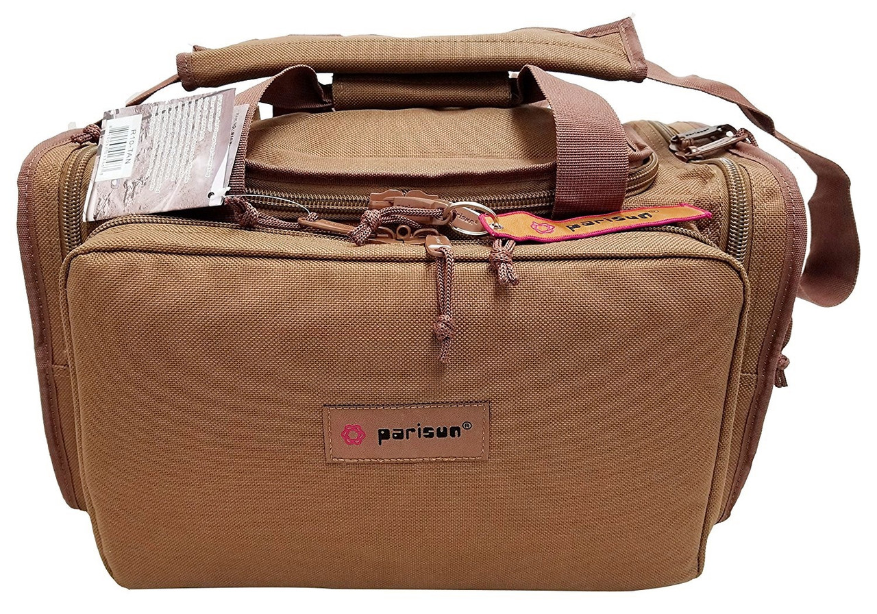 PARISUN Tactical Range Bags with Weather Resistant Material for Shooting, Range, Storage and Transport (Coyote Tan Parisun Range Bag)