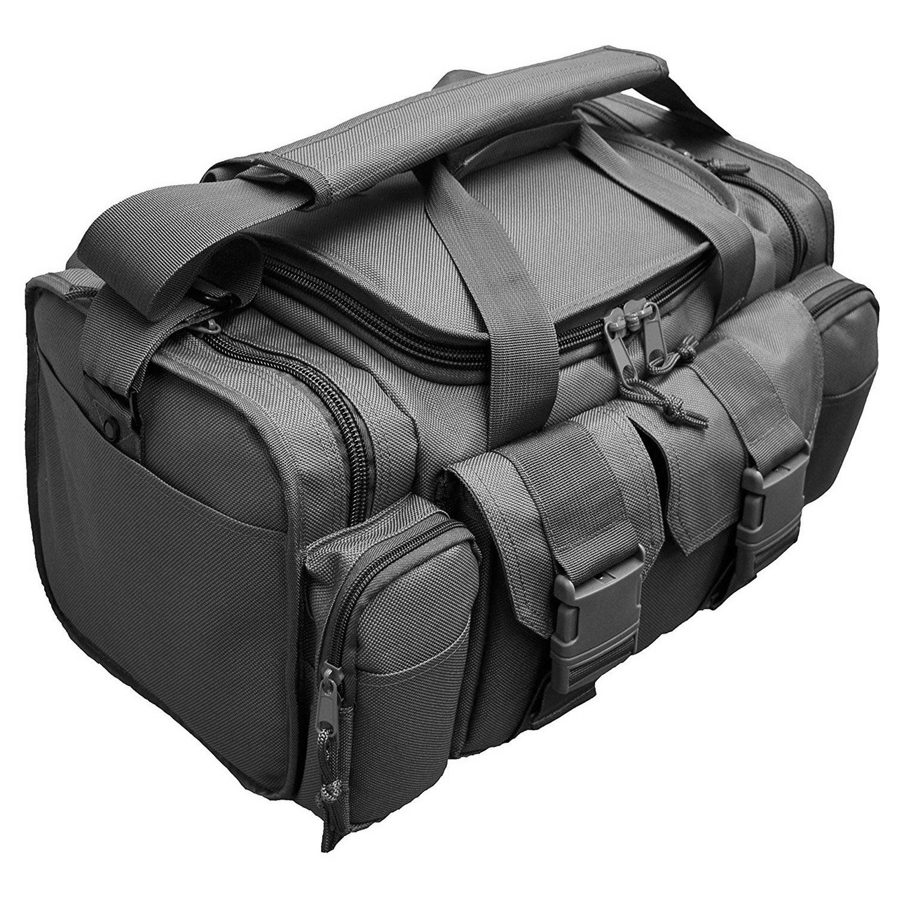 20" x 14" x 10" Tactical Shooting Gun Pistol Range Gear Bag Black