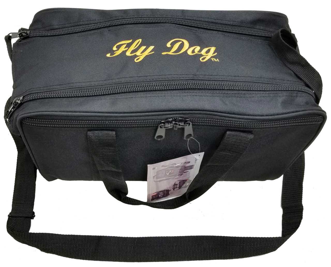 Fly Dog Tactical Heavy Duty Gun Bag Officer Tactical Range Bag for Gun Pistol Shooting Ammo Accessories, Black