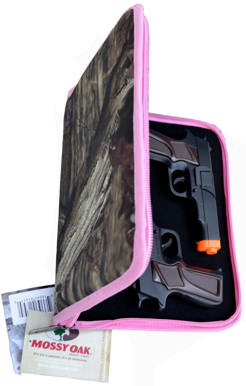 Explorer 11.50 X 8.50" Gun Pouch/ Document Bag, Mossy Oak Pink