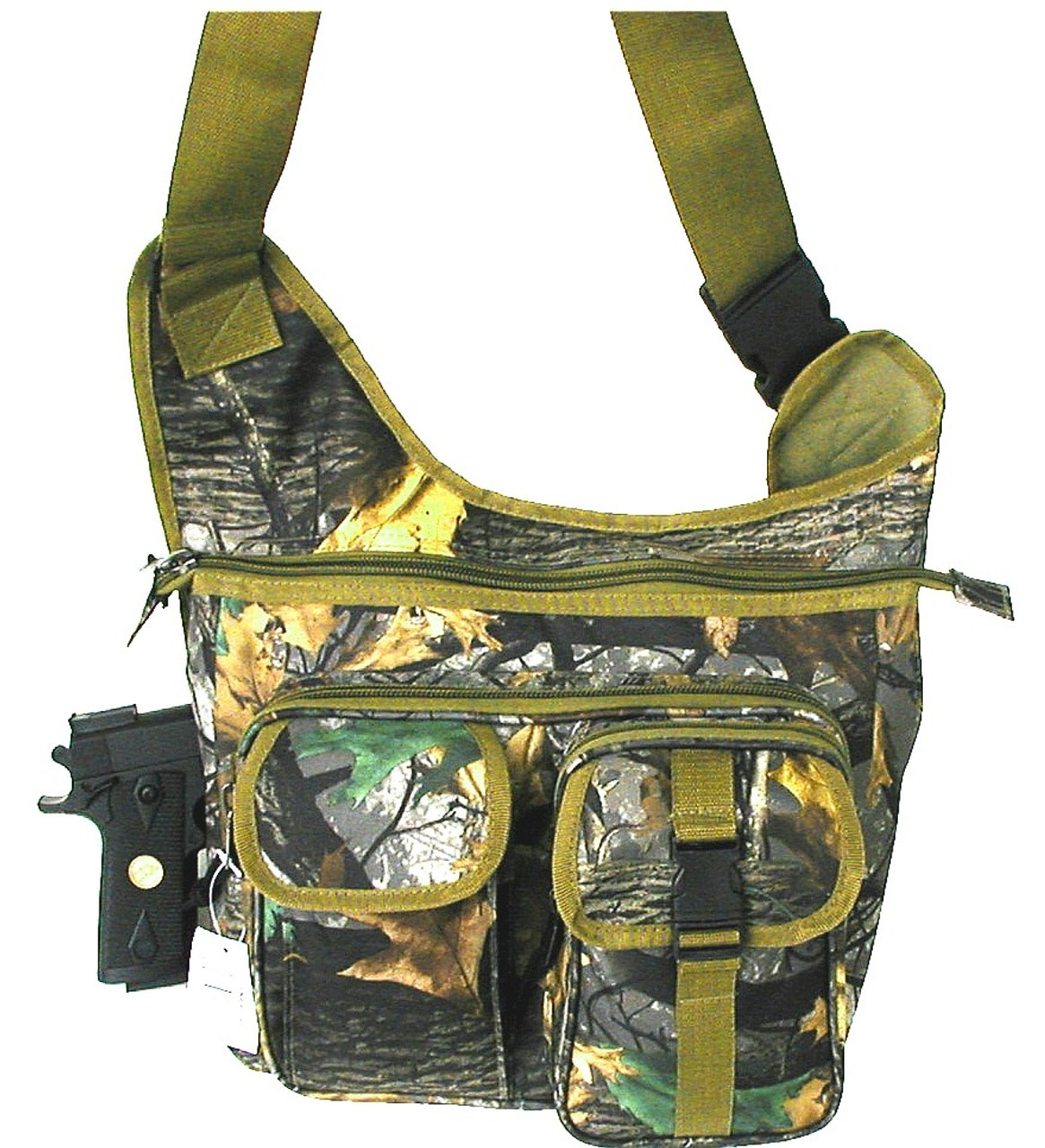 Explorer Wildland -Realtree Like- Hunting Camo Multi-Functional Tactical  Messenger Bag - Documents Bag- Multiple Pocket & Compartments