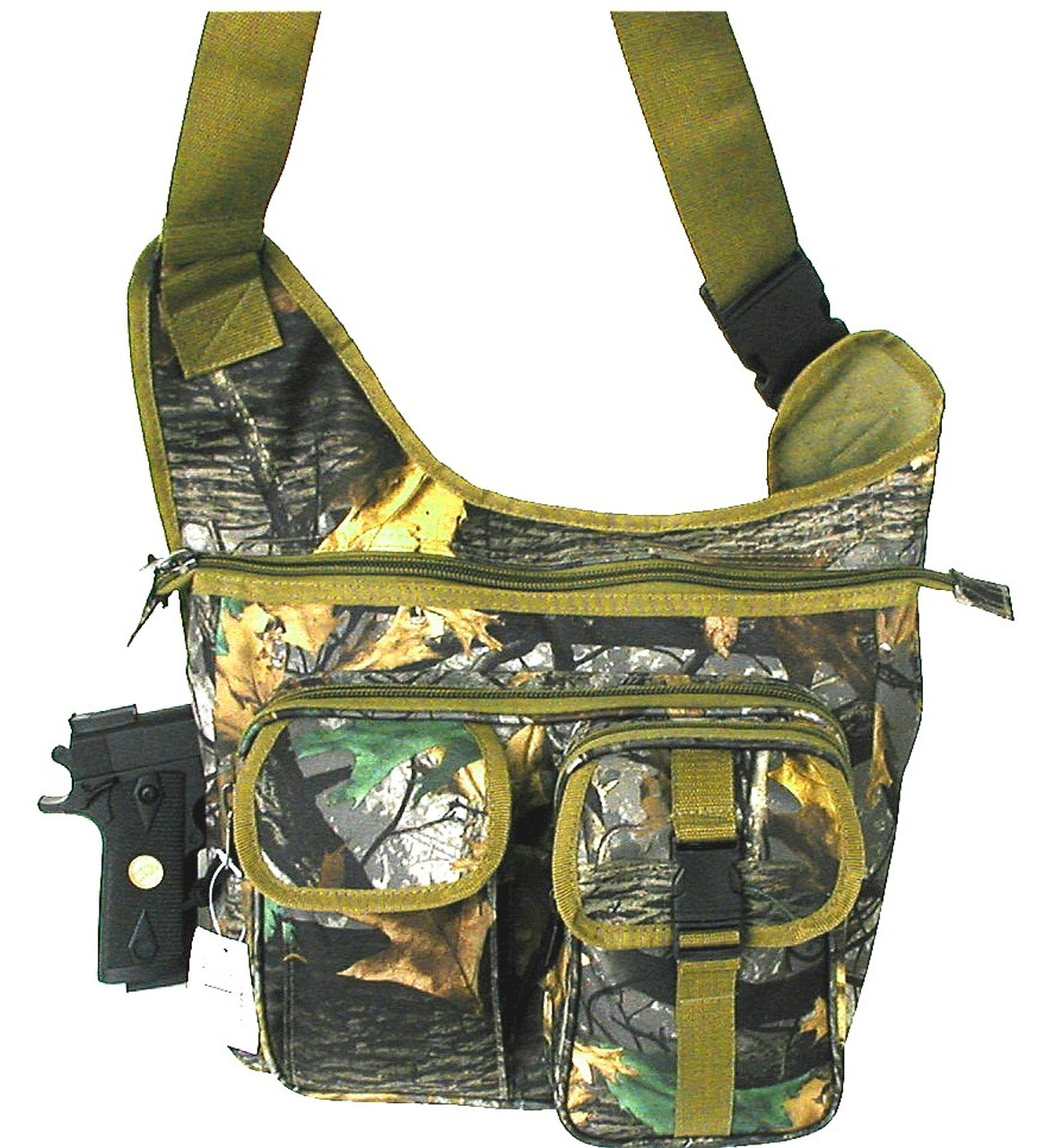 Explorer Wildland -Realtree Like- Hunting Camo Multi-Functional Tactical Messenger Bag - Documents Bag- Multiple Pocket & Compartments
