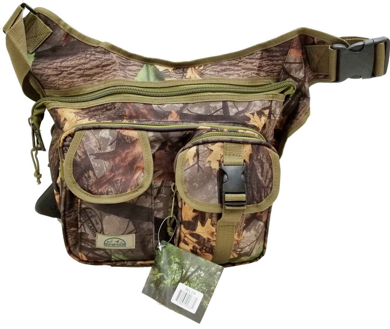 Explorer Wildland -Realtree Like- Hunting Camo Multi-Functional Tactical Messenger Bag - Documents Bag- Multiple Pocket & Compartments