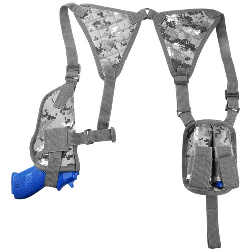 Explorer® Tactical ACU Camo Under Arm Shoulder Double Draw Pistol Holster Pouch