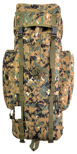 asmn tactical digital camo travel backpack Rothco Medium Transport Pack release buckle for added stability All-Purpose Backpack - Digital Camo