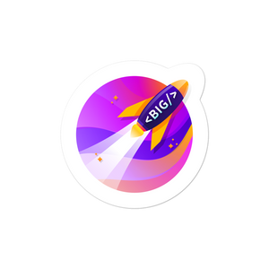 BigCommerce Developer Rocket Sticker