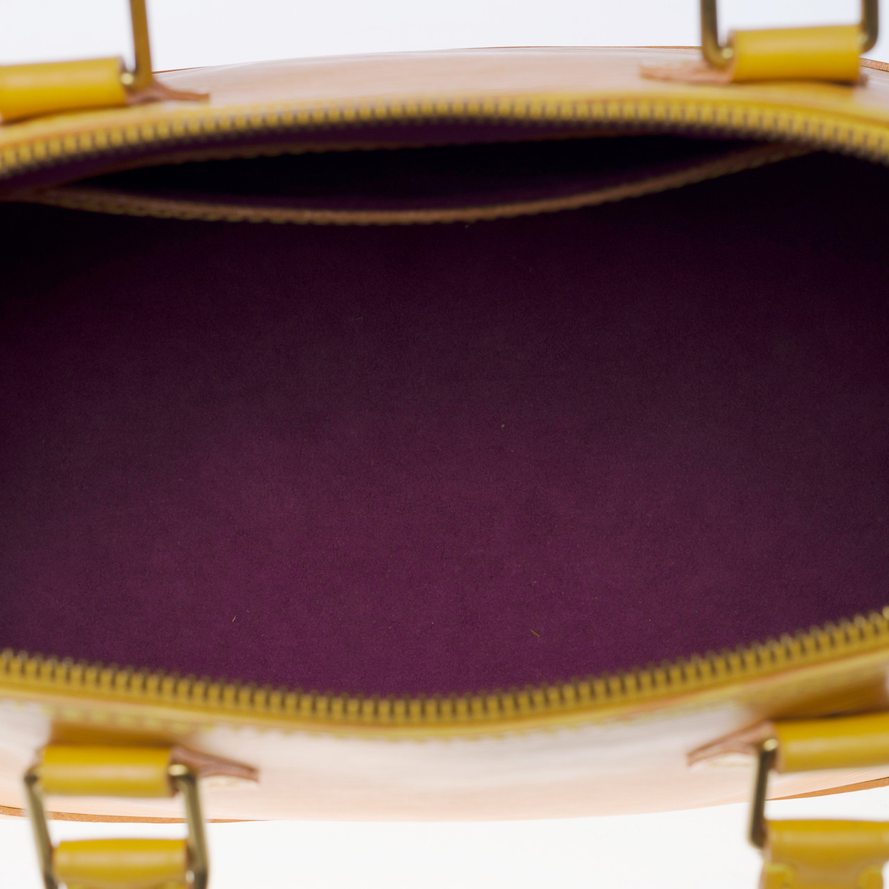 Réplique Louis Vuitton Epi Cuir Alma BB M40853 petit jaune à