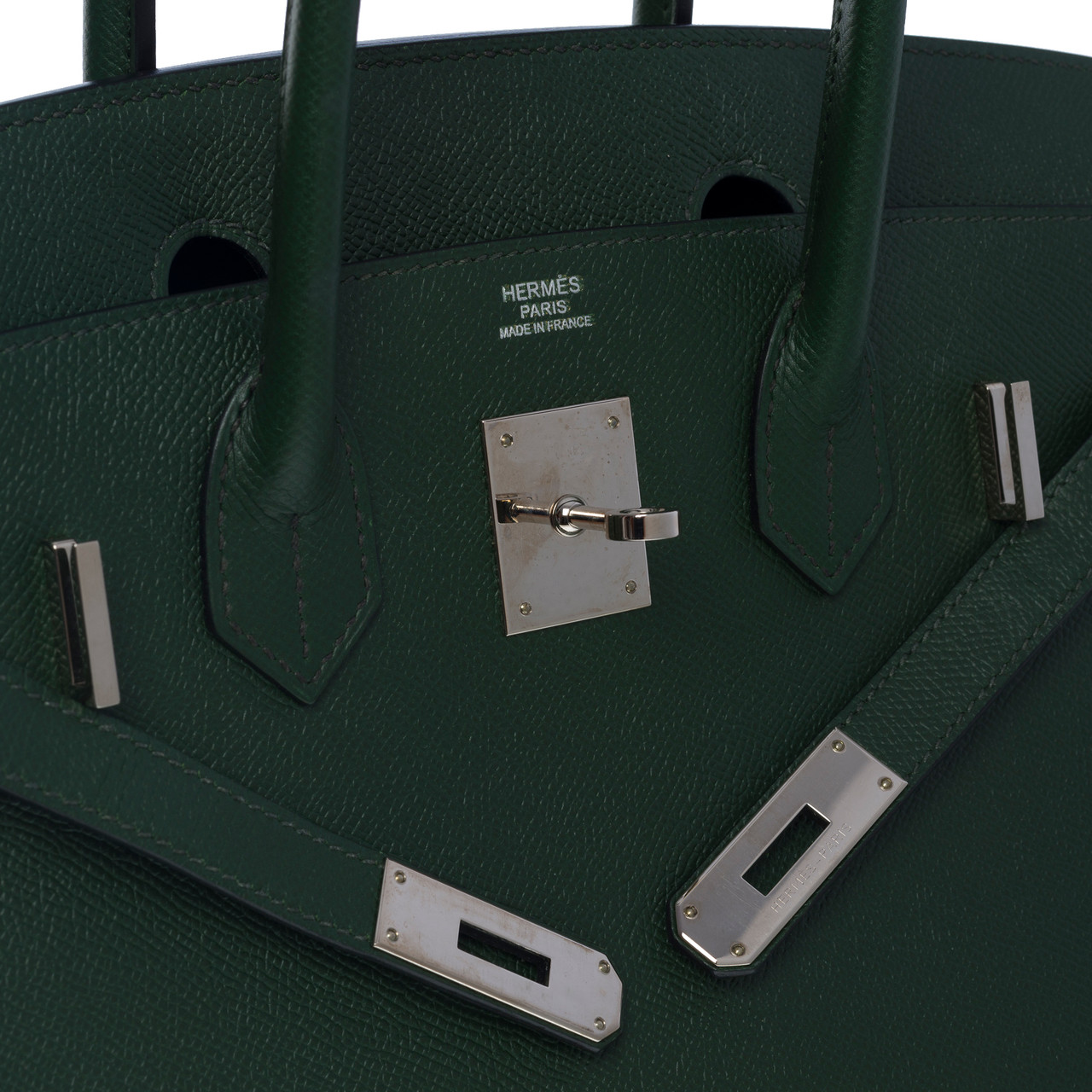 Hermes Birkin Bag 30 Vert Anglais New English Green Palladium