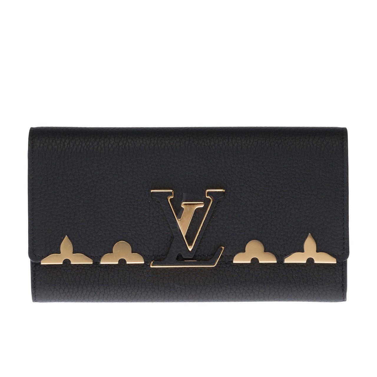 portefeuille LOUIS VUITTON capucines en cuir taurillon- 100479