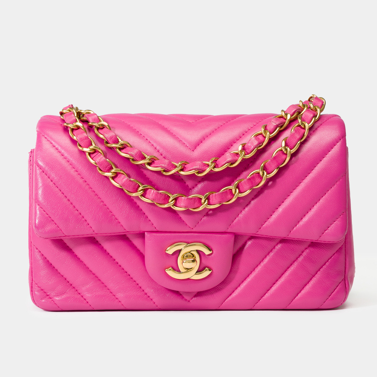 Mini Sac Sac BandouliÃ¨re Chanel Pas Cher Chanel Rose Sac Sac