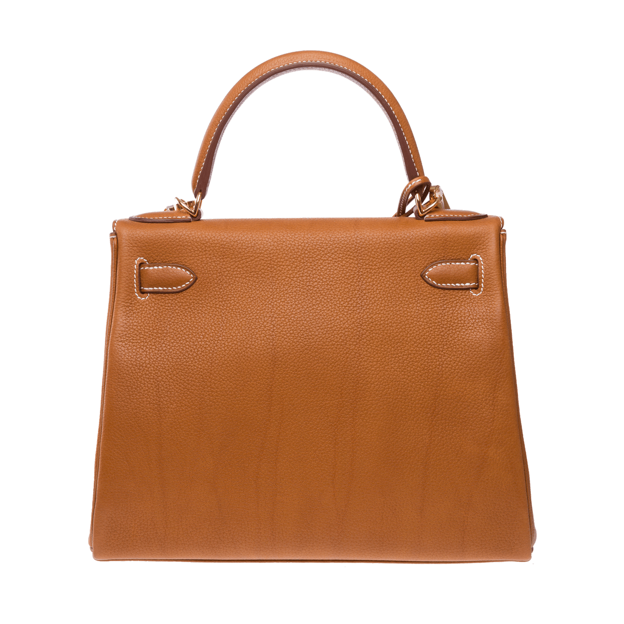 Cuir Sac Hermes Pas Cher Sac HERMES Kelly 28 En Cuir Doré 1022791