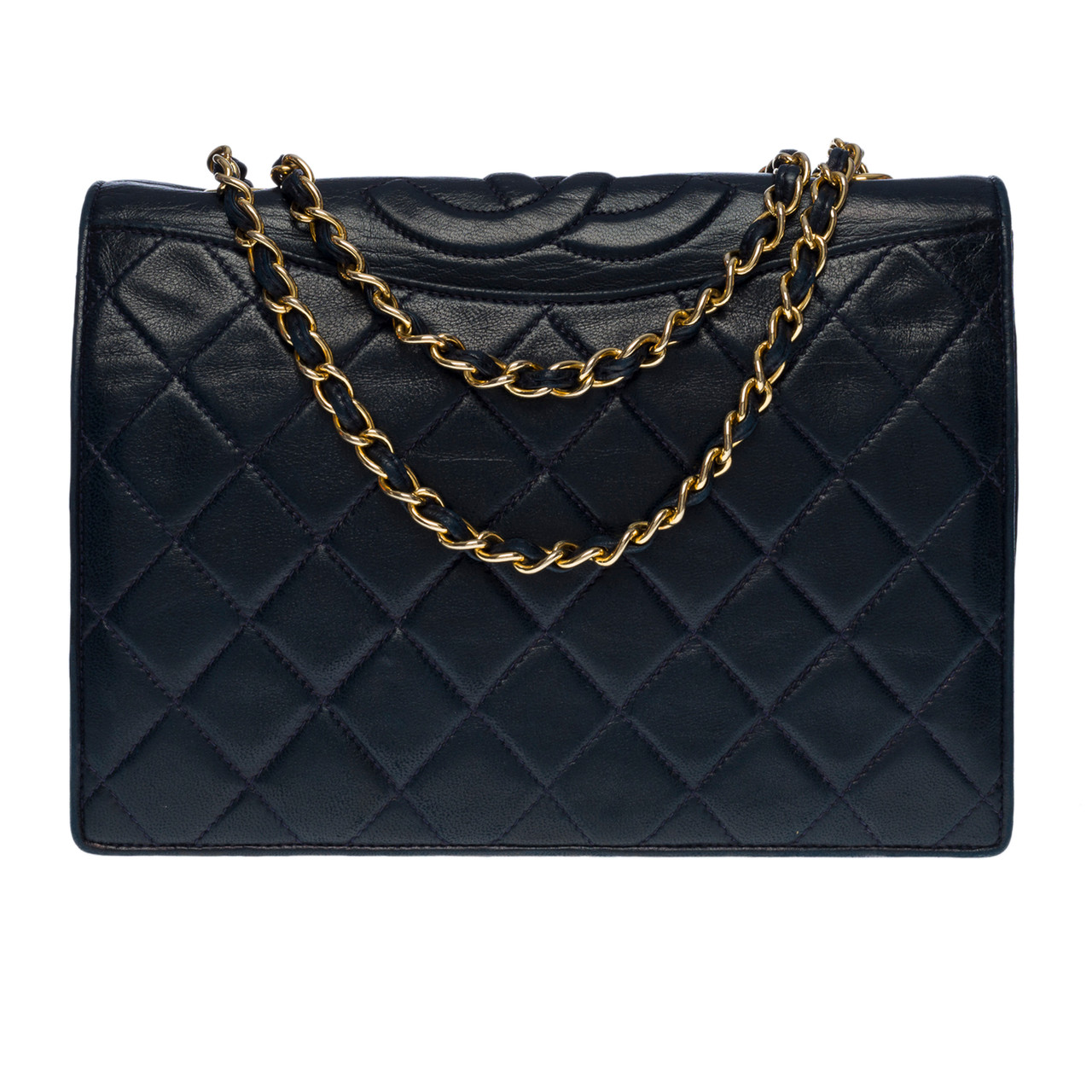 SAC BANDOULI RE CHANEL CLASSIQUE FULL FLAP POCKETS EN CUIR D