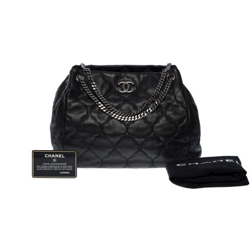 Sac CHANEL Timeless/Classique en Cuir Noir - 100515 - houlux