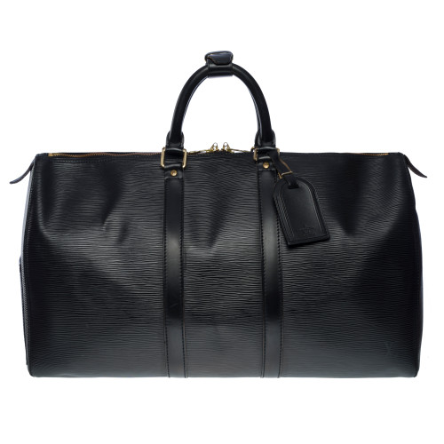 sac de voyage keepall 45 en cuir epi noir-101042