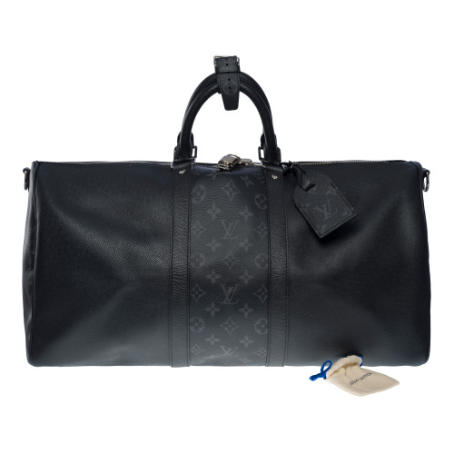 Sac LOUIS VUITTON Keepall en Cuir Noir - 101147