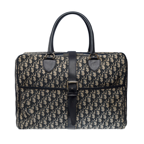 Sac DIOR en Toile Bleu Marine - 340451119 Sac DIOR en Toile Bleu Marine - 340451119