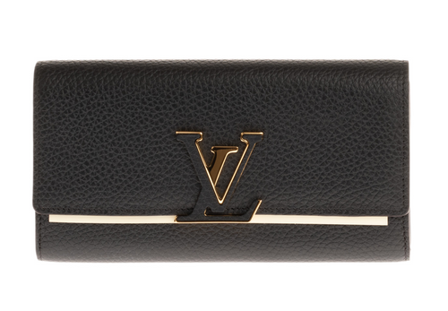 Accessoire LOUIS VUITTON Capucines en Cuir Noir - 101362