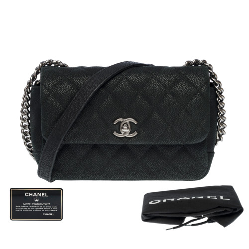 Sac CHANEL Timeless/Classique en Cuir Noir - 1213011021 - houlux