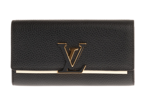 Accessoire LOUIS VUITTON Capucines en Cuir Noir - 101463