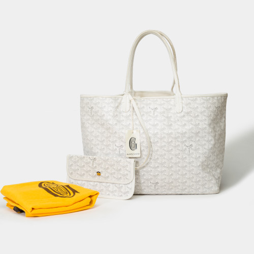 Sac GOYARD Saint-Louis en Toile Blanc - 101523