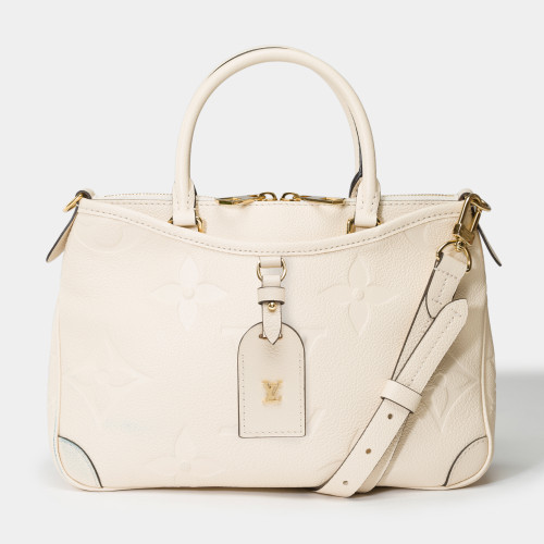 Sac LOUIS VUITTON Triana en Cuir Beige - 101689