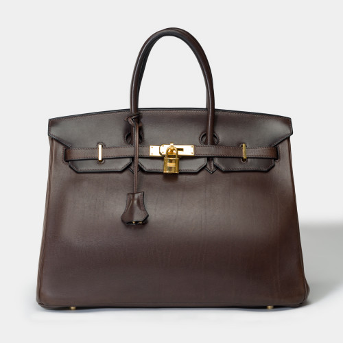 Sac HERMES Birkin 35 en Cuir Marron - 101701