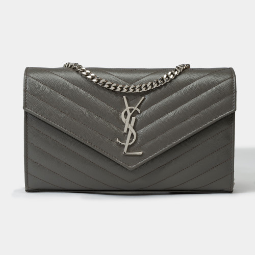 Sac YVES SAINT LAURENT en Cuir Gris - 101812