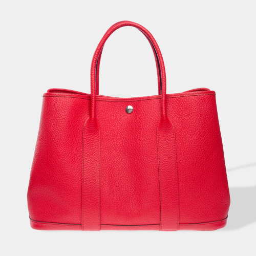 Sac HERMES Garden Party en Cuir Rose - 102442
