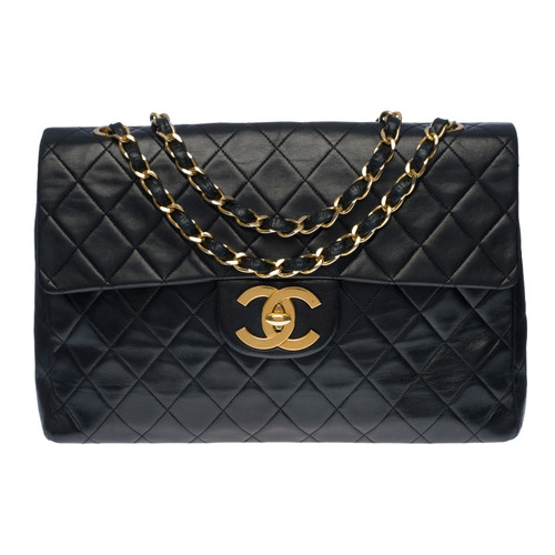 SAC BANDOULIÈRE TIMELESS  EN CUIR NOIR -121348712