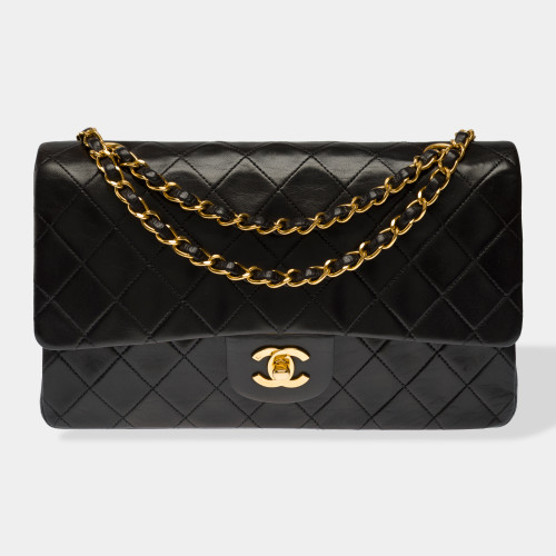 Sac CHANEL Timeless/Classique en Cuir Noir - 102933