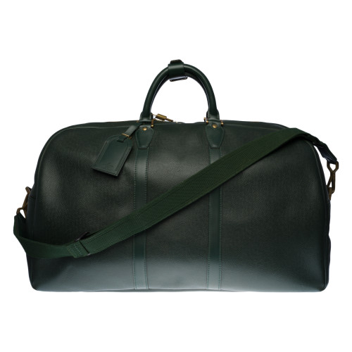 SAC DE VOYAGE KENDALL BANDOULIERE EN CUIR VERT - 335556765