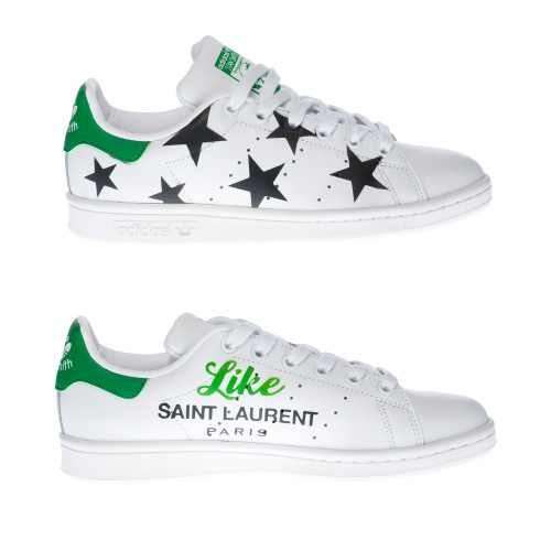 Chaussure ADIDAS Stan Smith en Toile Blanc - 100256