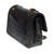 SAC BANDOULIÈRE CHANEL TIMELESS 23 CM DOUBLE FLAP BAG EN CUIR MATELASSE NOIR -100542