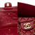 SAC BANDOULIÈRE CHANEL TIMELESS 23 CM DOUBLE FLAP BAG EN CUIR D'AGNEAU MATELASSÉ ROUGE -100349