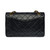 SAC BANDOULIÈRE CHANEL TIMELESS 23 CM DOUBLE FLAP BAG EN CUIR D'AGNEAU MATELASSE NOIR -100854