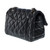 SAC BANDOULIÈRE 2.55 MINI EN CUIR NOIR/ARGENT-100984