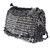 sac bandoulière timeless jumbo pompon en tweed multicolore-101070